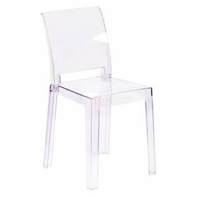 Flash Furniture 889142083474 Contemporary Ghost Chair 15-3/4 In W 19-1/2 Inch L 32-1/2 H
