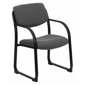 Bt-508-gy-gg Flash Furniture Contemporary Executive Side Reception Chair Gray