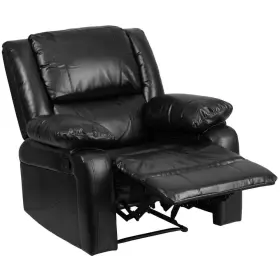 Cga-bt-182080-bl-hd Flash Furniture Black Leathersoft Recliner