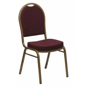 Fd-c03-allgold-efe1679-gg Flash Furniture Burgundy Fabric Banquet Chair
