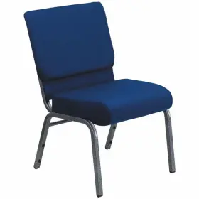 Fd-ch0221-4-sv-nb24-gg Flash Furniture Navy Blue Fabric Church Chair