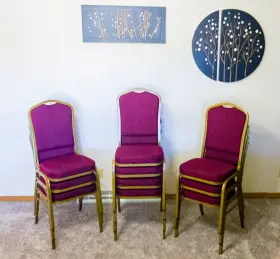 Fdc01ag3169 Flash Furniture Crown Back Stacking Banquet Chairs With Burgundy Fabric