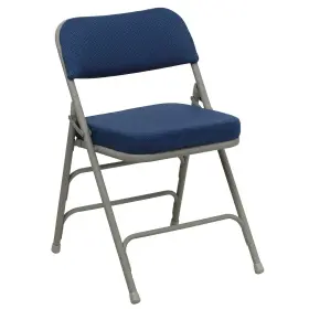 Ha-mc320af-nvy-gg Flash Furniture Hercules Series Premium Curved Metal 2 Folding Chair Damaged Bx