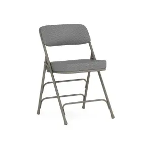 Hamc320afgry Flash Furniture Upholstered Folding Chair 29 Inch Metal Frame With Fabric Seat Gray