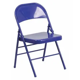Hf3-blue-gg Flash Furniture Folding Chair Cobalt Blue