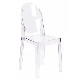Ow-ghostback-18-gg Flash Furniture Ghost Chair With Clear Oval Back