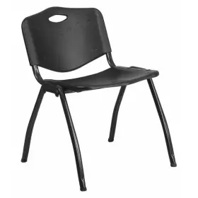 Rut-d01-bk-gg Flash Furniture Stack Chair Plastic Black 29.75 Inch H