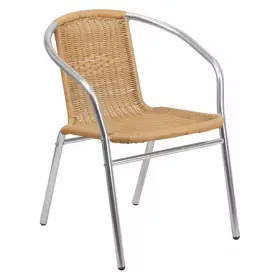 Tlh-020-bge-gg Flash Furniture Contemporary Restaurant Stack Chair Aluminum