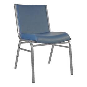 Flash Furniture Xu-60153-nvy-vyl-gg Heavy Duty Navy Vinyl Stack Chair - Reception