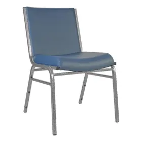 Xu-60153-nvy-vyl-gg Flash Furniture Heavy Duty Navy Vinyl Stack Chair - Reception
