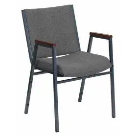 Xu-60154-gy-gg Flash Furniture Fabric Stack Armchair Gray