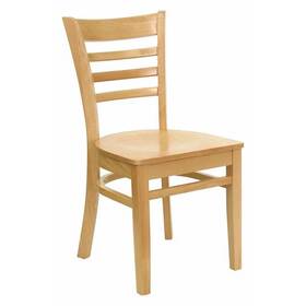 Flash Furniture Xu-dgw0005lad-nat-gg Hercules Restaurant Chair Wood Back 17-1/4 In W 20 Inch L 33-3/4 H