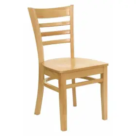 Xu-dgw0005lad-nat-gg Flash Furniture Hercules Restaurant Chair Wood Back 17-1/4 In W 20 Inch L 33-3/4 H
