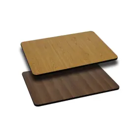 Xu-wnt-2430-gg Flash Furniture Natural/walnut Reversible Top 24 X 30
