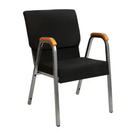 Xudg60156bk Flash Furniture Hercules Series Fabric Stacking Wood Accent Arm Church Chair