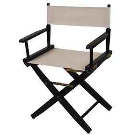 Flora Home 16671587 18 Inch Extra Wide Directors Chair Natural -