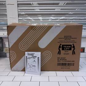 Focus Furniture My-08242 Cross Legged Office Chair Lounger Ergonomic Seating Nib 2025