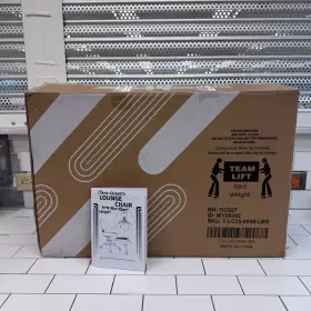 My-08242 Focus Furniture Cross Legged Office Chair Lounger Ergonomic Seating Nib 2025