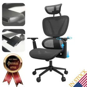 Erg-off-1601 Foh Ergonomic Office Chair Breathable Mesh With Adaptive Lumbar Support 3d Headrest
