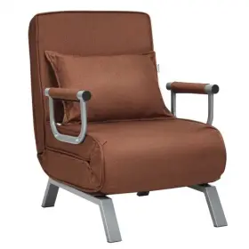 Folding 461759706002 6 Position Convertible Sleeper Bed Armchair Lounge Couch With Pillow-bro