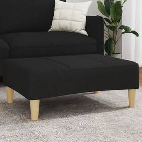 Footstool Black Polyester Plywood Plastic Foam 721102611933 30.3 Inch X21.7 X12.2 Fabric