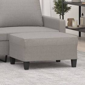 Footstool Light Grey 720287186502 100% Polyester Plywood Foam