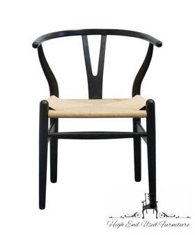 Four Hands Furniture Dc033 Grass Roots Collection Solid Teak Wishbone Back Dining Arm Chair W