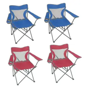Tv-245911-u-b Four Seasons Courtyard Self Enclosing Foldable Quad Chair Multicolor 4pk Used