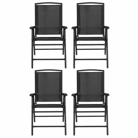 Tv-270111-u-c Four Seasons Courtyard Sunny Isles Steel Folding Chair Black 4pk For Parts