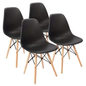 My01939 Furmax Pre Assembled Modern Style Dining Chair Mid Century Dsw Shell Lounge Plas
