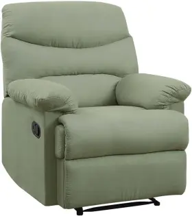 Ac-00630w Furniture Carell Recliner In Sage Microfiber