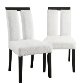 Amjeg-5486cl-td Furniture Of America Durant Modern Kitchen And Dining Room Chairs Set 2 With Key Hole Back So