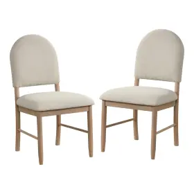 Amjeg-5648ou-td Furniture Of America Sheil Transitional Polyester Upholstered Side Chairs With Soft-curved Edges F
