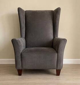Furniture Of America Idf-ac6115gy Gray Wingback Accent Chair - Used In Excellent Condition American Signature