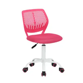 Furniturer 935653107643 Plastic Back Fit Up Office Chair Pink 1pc