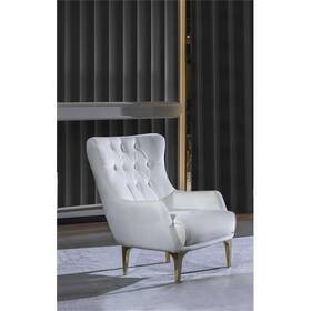 Galaxy Home Furnishings 601955553490 Lust Modern Style Chair Made With Wood In White