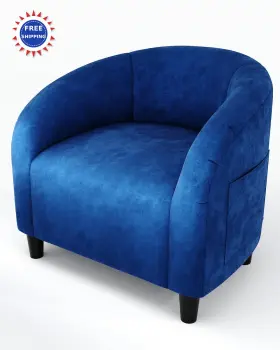 Garveehome 199641426499 Accent Chair Armchair Living Room Barrel Club Soft Padded Seat