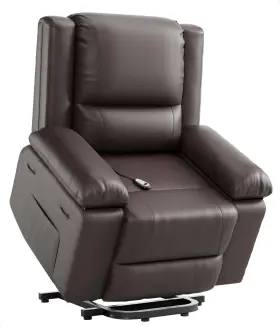 Pho-334 Garveehome Power Lift Recliner Chair -heat And Massage Adjustable Back Legs