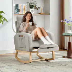 Rxjnkh7p-np2t6ma9gohyad5qfo Garveehome Nursery Rocking Chair With Adjustable Footrest Glider Two Side Po