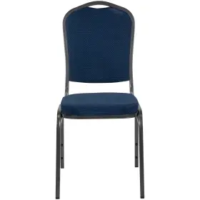 35761881 Gci Crown Back Stackable Banquet Chair - Blue