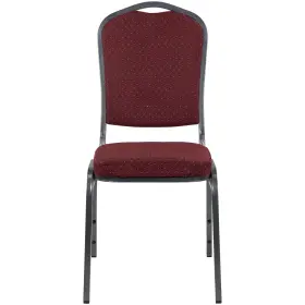 35761882 Gci Crown Back Stackable Banquet Chair - Red