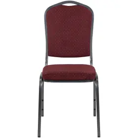 35840892 Gci Crown Back Stackable Banquet Chairs - Red Set Of 2