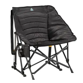W9y-mda-gci48110 Gci Outdoor Freestyle Puff Rocker Portable Rocking Camping Chair Black