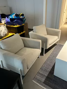 296612 Gdf Studio Pair Of Used Lounge Chairs Good Condition. They Come As A Pair. Shipping Availa