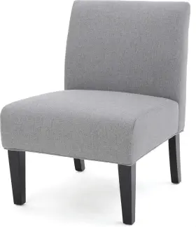 299753 Gdfstudio Christopher Knight Home Kassi Fabric Accent Chair Grey