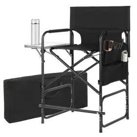 Achair01 Gdgyofn Aluminum Tall Directors Chairs Foldable 41ftft Makeup Chair For Artist