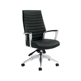 26704ala16f Global Accord Model #2670-4 High-back Black Vinyl Lot Of 10 Conference Chairs