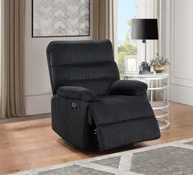 G00250a-rc Glory Furniture Lucie Glider Recliner Black