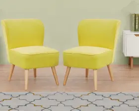 Gold Sparrow 811430028164 Chico Accent Chair Lemon
