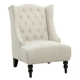 Great Deal Furniture 637162676974 Gdfstudio Tall Tufted Fabric Accent Chair Vintage Club Seat For Living Room